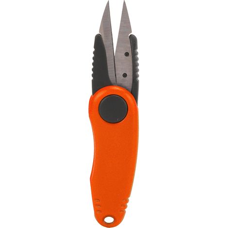 Ciseaux de Pêche en Forme de Crevette, Couteau à Ligne Pliable pour Matériel de Pêche Orange (1/5)