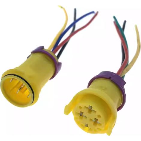 Compatible with Dongfeng Fengguang 580 560 water tank fan, electric fan plug, cooling fan connector, motor plug (4 pins) (1/5)