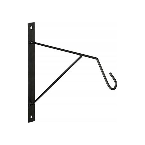 Portavaso decorativo in acciaio nero, 30 cm, 1 pz.