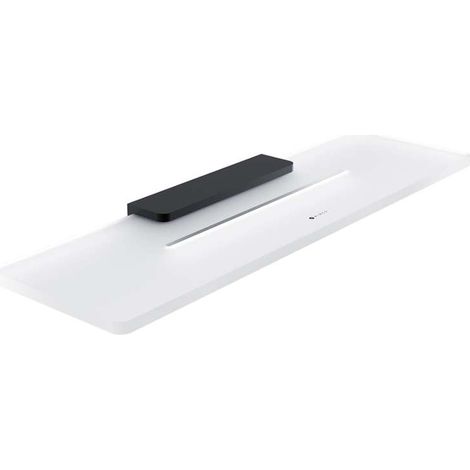 Nimco Maya - Mensola, lunghezza 40 cm, nero opaco MAC X440-90 (1/3)