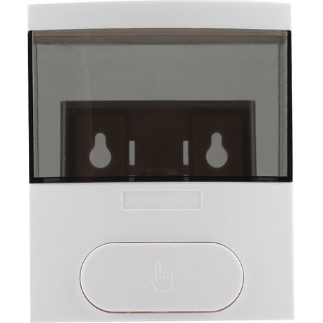 Distributeur mural en plastique de 300 ml pour savon, lotion et shampoing liquide, idéal pour la maison, l'hôtel ou les toilettes (noir) (1/5)