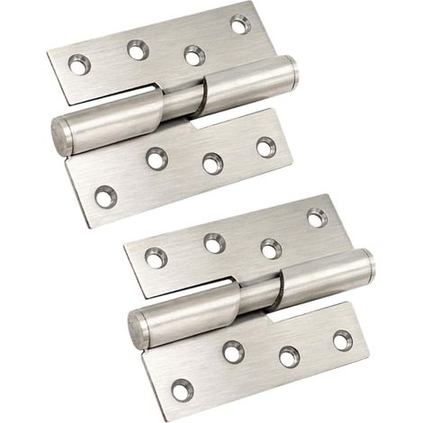 Automatisches Türschließscharnier Praktische Hebefunktion aus Edelstahl Einfache Montage 1 Silber... (1/5)
