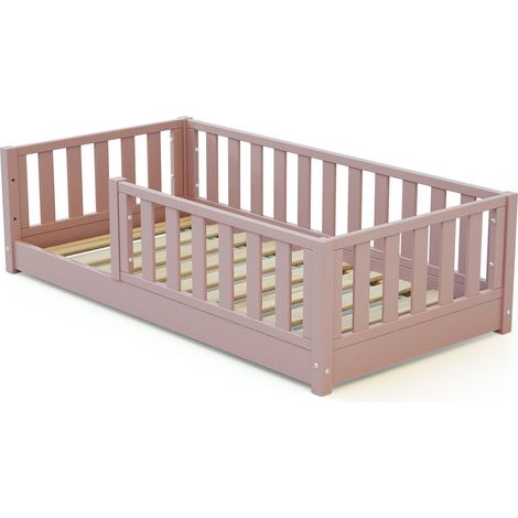 JURABABY - Lit enfant au sol en bois SONHO MINI - 70x140 (1/3)