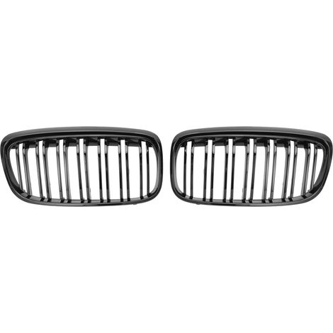 Parrilla delantera, fabricada en plástico ABS, apta para coches compactos de lujo, doble listón. (1/2)