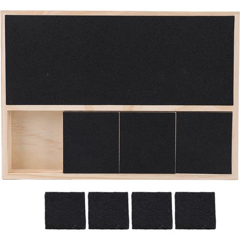 Planche à gratter pour chien avec tirage de friandises, papier de verre en bois, soin des ongles pour chiens, chiots de toutes races (1/5)