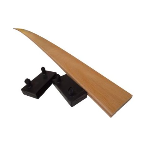 1 grande latte + embouts pour lit, bz & convertible  1600x53x9 mm  Bois hêtre durable - 7 plis