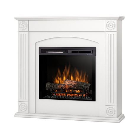 Caminetto Elettrico Da Pavimento A Libera Installazione A LED - Bianco opaco 23"- 107x100x29 - ATRATO (1/5)