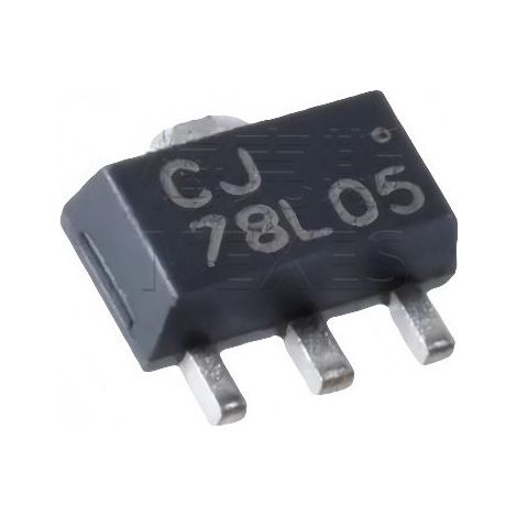 Changdian CJ78L05 CMS SOT-89 Linearregler 5V/100mA (5 Stück)