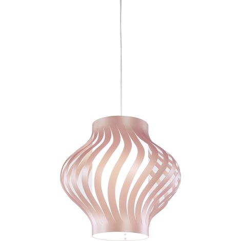 Sospensione Da Esterno Moderna Helios Polilux ® Pink Metal 1 Luce E27 (1/2)