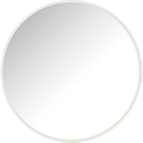 Miroir Mural Rond "Alicia" 40cm Blanc (1/3)