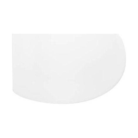 SIÈGE DE WC POUR OLYMPIA VASE MERKUR FORME 1 Dimensions : Blanc - Charnières à anneaux