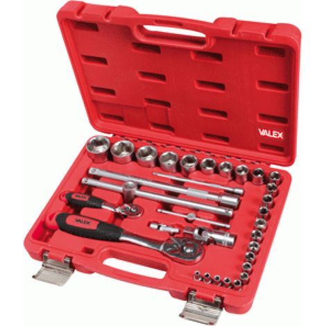 Clés à douille CRV VALEX 1460683, jeu de 32 pièces