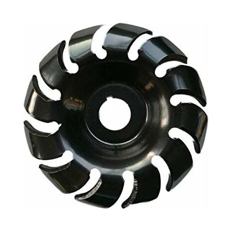 Acier au manganèse 90mm 12 Dents Sculpture sur Bois alésage 22mm Disque Grinder Mise en Forme de Disque for 125 Meuleuses Travail du Bois Outil Disque Meuleuse (1/4)