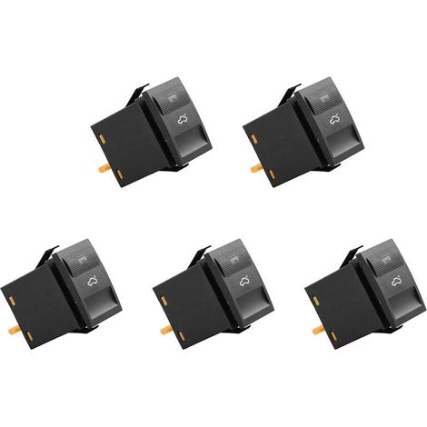 Cinco botones de apertura de la tapa del maletero (número de pieza 377959831A) para los modelos Golf G3 y G4 de 2000 a 2008.