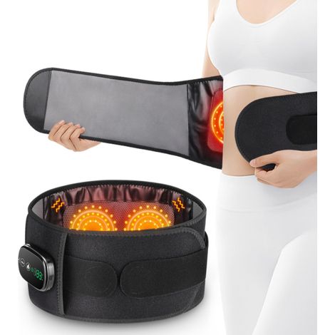 Cintura massaggiante riscaldante wireless per mal di schiena, sciatica e dolori mestruali – massaggiatore shiatsu con supporto lombare (1/5)