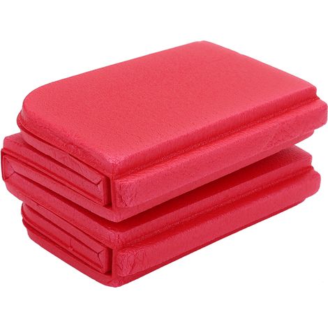 Coussin de siège pliable, tapis de pique-nique portable et imperméable (rouge) (1/5)