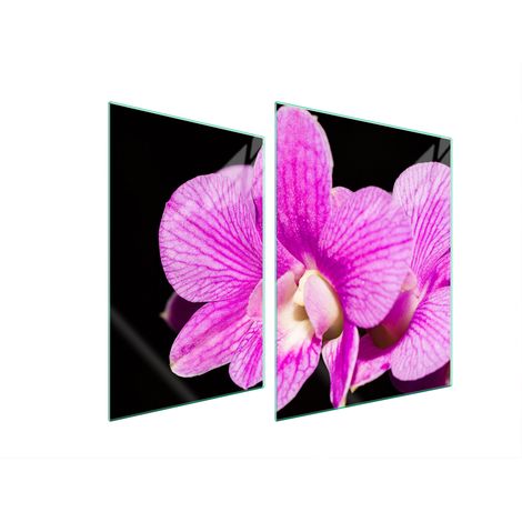 PLACA PROTECTORA DE VIDRIO PARA ESTUFA 70x52 ORQUÍDEA (1/5)