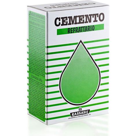 Cemento Refrattario resistente alle alte temperature -1 Kg (1/2)