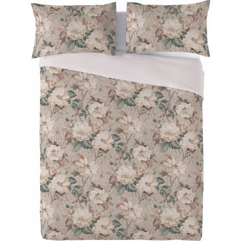 Leinenbettwäsche LEINEN-Druck (160x200+30-1,70x80+20-2) (1/5)