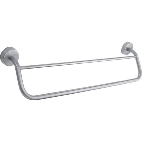 Porta salviette barra doppia 60 cm in acciaio inox satinato  Monde-S kamalu