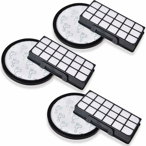 Lot de 3 Filtre pour Aspirateur Rowenta XTrem Power Cyclonic RO6921EA RO6941EA RO6951EARO6954EA RO6962EARO6963EARO6971EA RO6984EA RO6993EA Accessoires Filtres de remplacement (1/7)