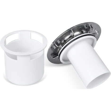 FITLAB-couvercle de rechange pour siphon de douche 115 mm, couvercle chromé, débit rapide, vidange bac douche (1/5)