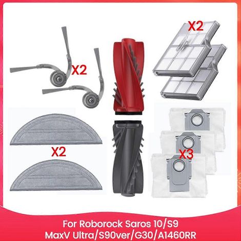 Pour Saros 10 / S9 MaxV Ultra / S90ver / G30 / A1460RR pièce de rechange brosse filtre HEPA serpillière (1/5)