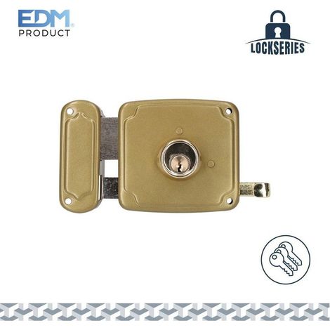 Linkes Schloss 100 mm, 3 Schlüssel inklusive EDM