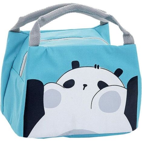 Sac Isotherme Repas - 8 L - Isolation Thermique - Pour Enfant et Adulte - Bleu Panda - 1 Pièce