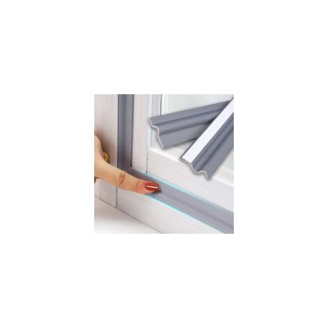 4m Gris Joint Portes de Mousse porte et Autocollante FenêTres,Joint Bande Etancheite Anti PoussièRe Collision pour Bloquer Les Fissures,Joint Professionnel bande AdhéSif Etancheite Insonorisant (1/5)