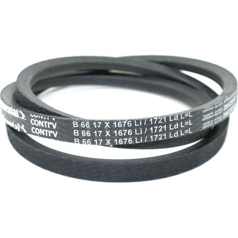 Courroie trapézoidale lisse Contitech Conti V B66 17 x 1676 Li / 1721 Ld