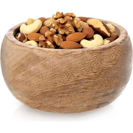Wooden Mango Bowl, 14 cm, 450 ml Capacity (1/5)