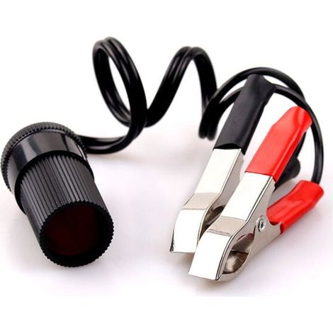 Neue 12v Auto Batterie Terminal Klemme Zigarette Leichter Steckdose Adapter Clip 1 stücke (1/4)
