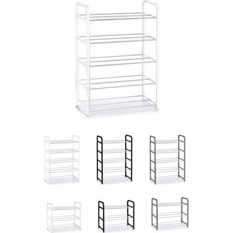 Zapatero de Metal y Plástico – Zapatero Organizador Ideal para Recibidor, Pasillos y Salón (1/5)