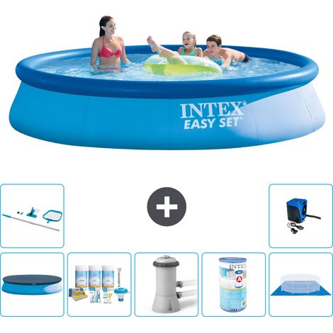 Intex Piscina Easy Set Rotonda - 396x84 cm - 7-pezzi S30749 (1/5)