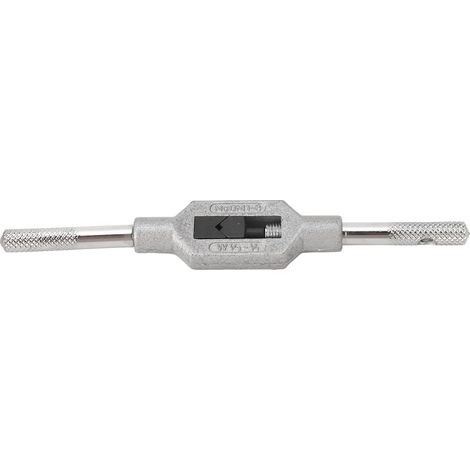 Clé à molettes pour taraud M1-8 1/16in à 1/4in acier allié anti-glisse manche détachable porte-taraud (1/5)