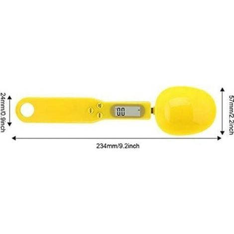Cuillère de mesure électronique - - Écran LCD - Haute précision - 500 g/0,4 g - Légère et portable (1/4)