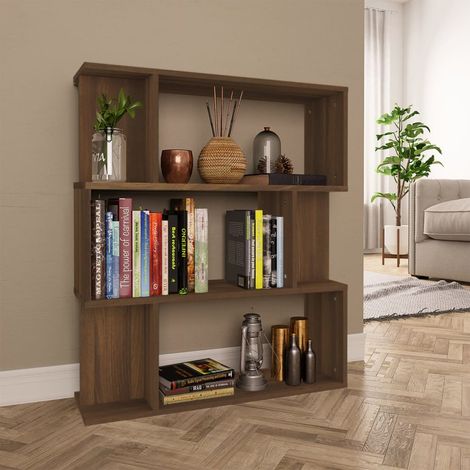 vidaXL Libreria/Divisorio Rovere Marrone 80x24x96 cm Legno (1/5)