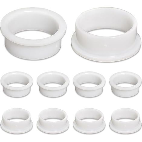 Guide Rings for Door Handles, Guide for Door Handles, Plastic Ring for Door Handles, Door Handle Replacement Part for Room Door, Garden Handle Diameter 18 (1/5)