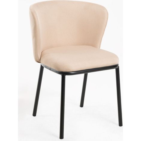 Sillas Comedor - Silla Nati Tela - Beige (1/5)