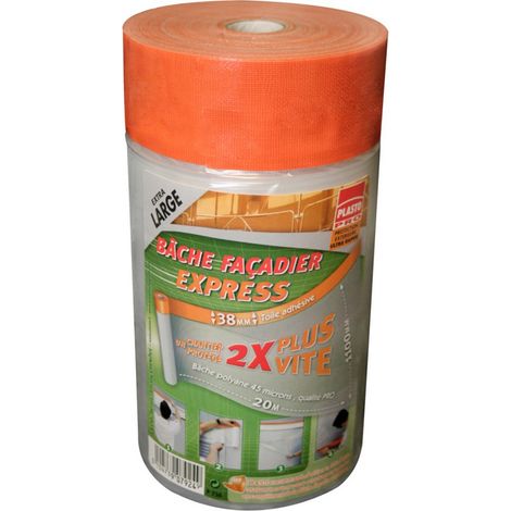 Bâche Façadier Express P736 Protection Rapide Et Efficace Des Façades - Plasto