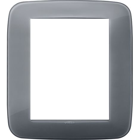 VIMAR - 19698.61 Placa redonda 8M Reflex gris humo