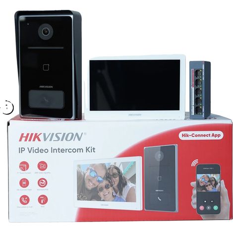 Système d'interphone, vidéo HD, audio bidirectionnel, Kit de pluie PoE (1/2)
