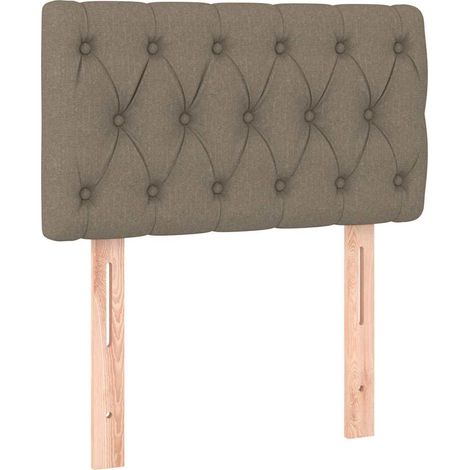 Maison Exclusive - Cabecero de tela gris taupe 80x7x78/88 cm (1/5)