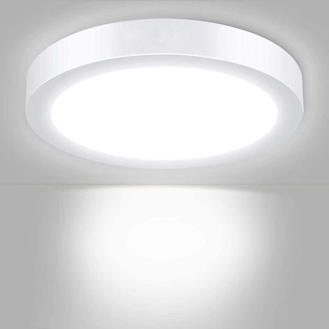 Plafoniera rotonda LED montaggio esterno luce soffitto 6 12 18 25W 6500K  12W (1/5)