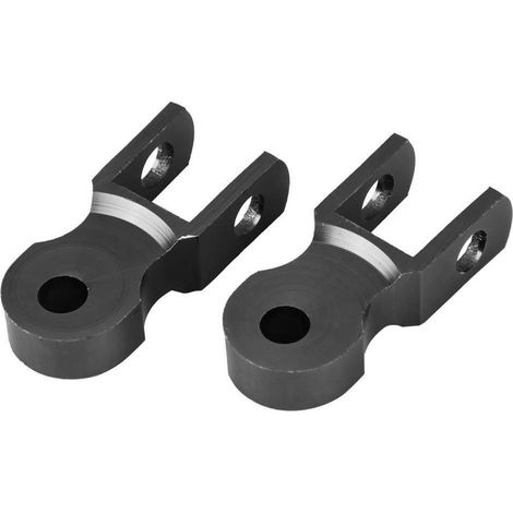 Support élévateur d'amortisseur arrière moto 5cm, rehausseur de châssis en aluminium, kit de 2 pièces sans vis, entretoise de suspension pour rehausser la hauteur de caisse. (1/5)