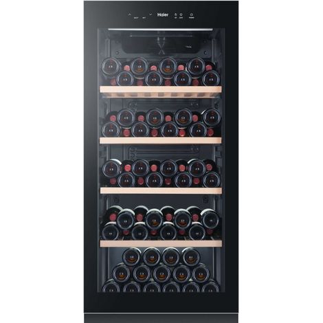Haier Wine Bank 60 Serie 3 HWS116GAE. Posizionamento dell'apparecchio: Libera installazione, Colore struttura: Nero, Colore interno: Nero. Capacità bottiglie: 116 bottiglia/bottiglie, Tipo di prodo... (1/5)