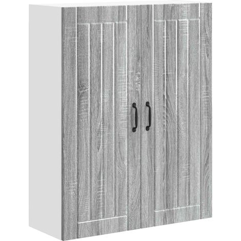 Maison Exclusive - Meuble mural LUCCA Sonoma gris 80 x 31 x 100 cm