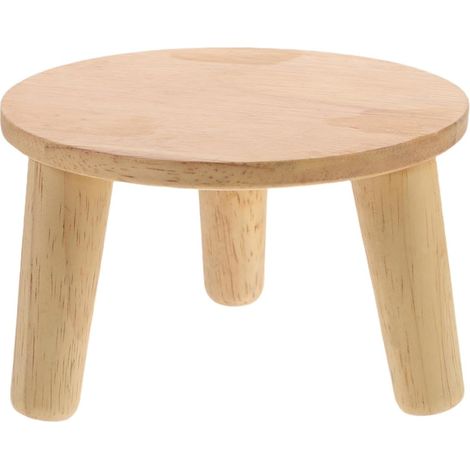 aus Holz Geschnitzter Holzsockel Präsentationsständer für