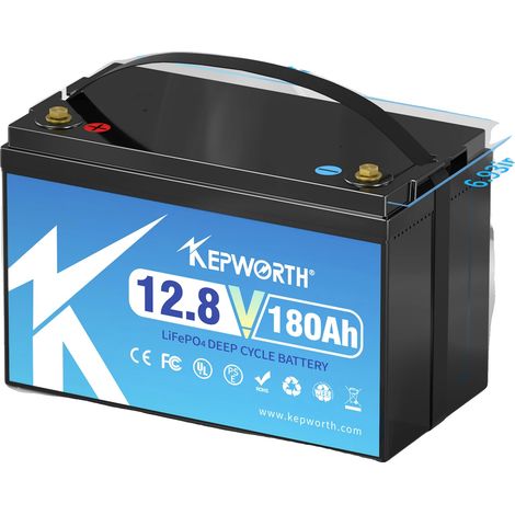 Batterie au Phosphate de Fer Lithium, Options de Tension Polyvalentes, Longue Durée de Vie du Cycle, 12V 180Ah (1/2)